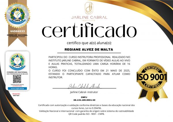 REGIANE ALVES DE MALTA