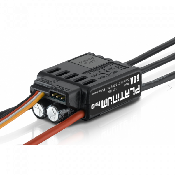 ESC HobbyWing Platinum PRO 60A LV V4 LIPO 3S -6S (BEC 5-8V 7A/18A