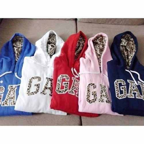 Blusa Moleton Gap Oncinha Agasalho Frio Inverno Feminino