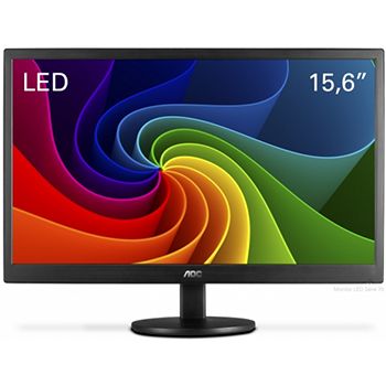 MONITOR 15,6 AOC LCD LED E1670SWU WIDESCREEN Código: 31447   Marca: AOC   Part Number: E1670SWU
