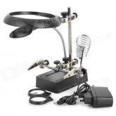 Lupa Multifuncional Com 5 Led Luzes De Reparação Mg16129-c