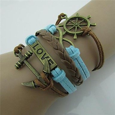 Pulseira Artesanal, em Couro, Frete Gátis.