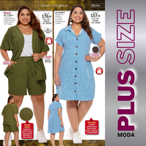 Plus Size Feminino