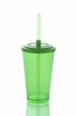 COPO COM TAMPA NEON VERDE