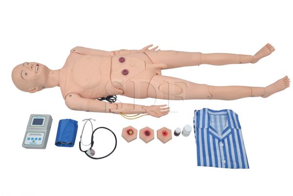 Manequim Avançado P/ Cuidados Geriátricos Masculino c/ Órgãos Internos CS/SD-4000/GM