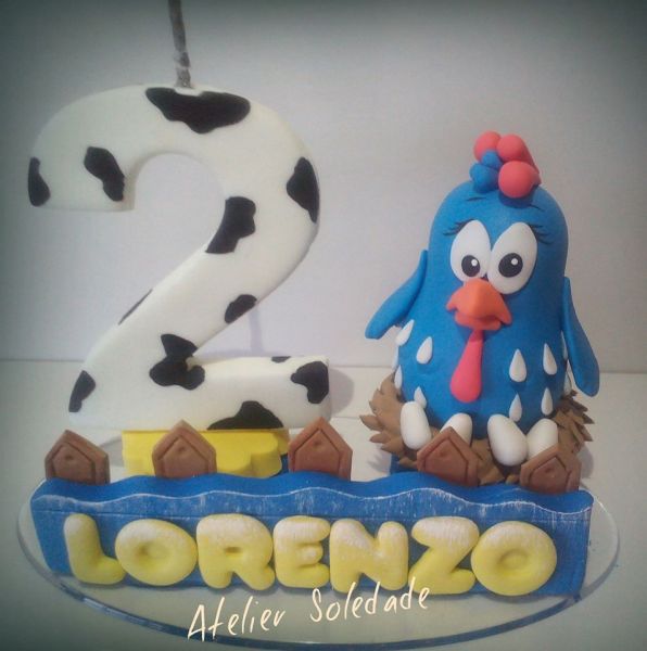 MINI TOPO GALINHA PINTADINHA