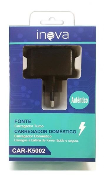 Carregador Turbo Original Inova 3.0 Ativa Tecnologia Turbo