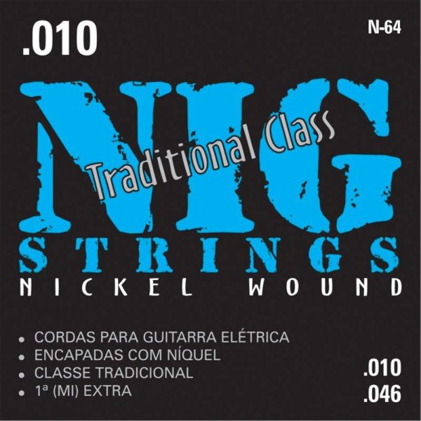 Encordoamento Guitarra Nig N64 010/046
