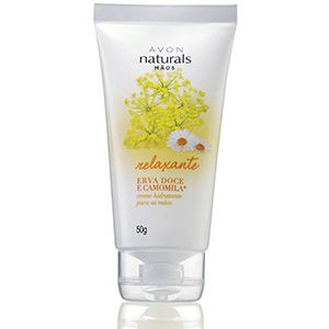 AVON Naturals Erva Doce e Camomila Creme Hidratante para as Mãos 50 g