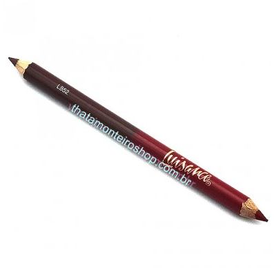 DUO LÁPIS PARA CONTORNO LABIAL MATTE COM APONTADOR COR MARROM E VINHO LUISANCE