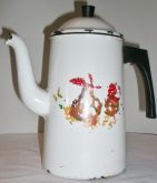 Bule louça ágata colonial branco - BU002