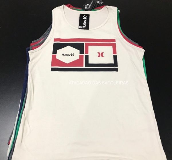 10 PEÇAS - CAMISETAS REGATAS MALHA FLAMÊ