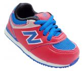Tênis Bebê New Balance 574 Vermelho e Azul