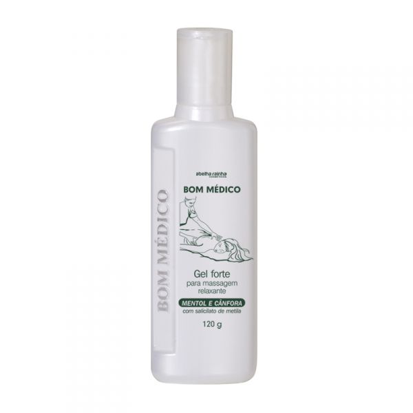 3138 BOM MÉDICO - GEL FORTE PARA MASSAGEM RELAXANTE - 120 G