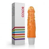 Vibrador Multivelocidade Color - Cor Laranja