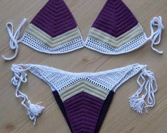 Biquine Trifase em Croche Adulto