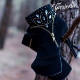 1-Ankle Boot com meia pata feminina- bota cano curto TORRICELLA inverno luxo