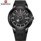Homens Relógios NAVIFORCE Top Dos Homens Marca de Luxo À Prova D' Água Relógio Masculino Silicone Es
