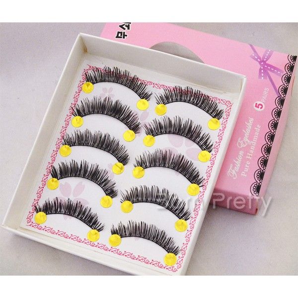 Kit com 5 Pares de Cílios Postiços