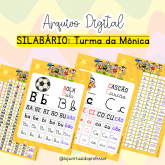 SILABÁRIO- Ilustrado - Cursivo - Bastão