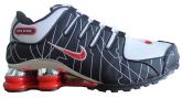 Tênis Nike Shox NZ Branco Preto e Vermelho cromado MOD:10443