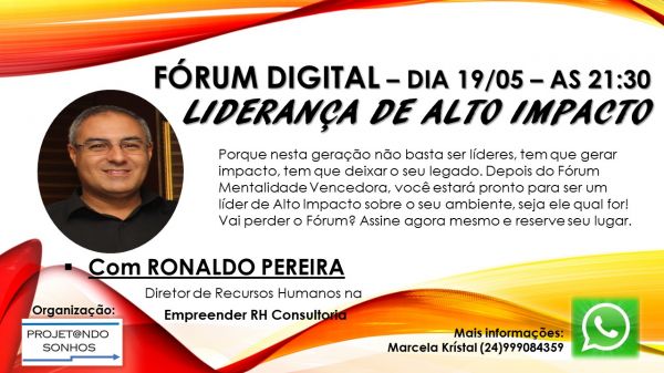 FÓRUM: LIDERANÇA DE ALTO IMPACTO