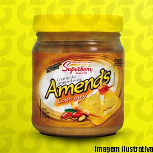 Creme de Amendoim com Mel Amend's 200 Gramas Superbom