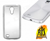 Caixa protetora de aluminio - para Samsung Galaxy i9500 S4 (cor prata)