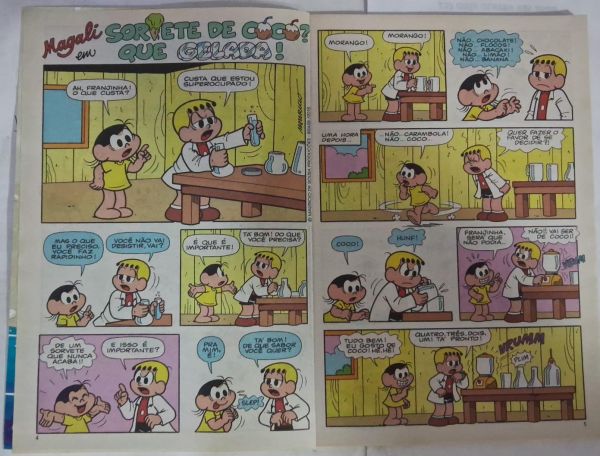Gibi Almanaque Magali 49 Panini Sorvete de côco que gelada