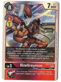 Digimon CCG RizeGreymon Holofoil - Rare BT4