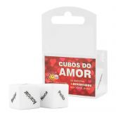 DADOS DO AMOR UNISSEX DUPLO DIVERSÃO AO CUBO
