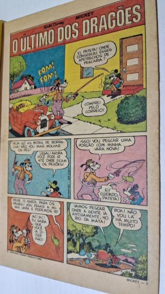 Gibi Antigo Mickey 279 Sir Lock Holmes Ùltimo dos dragões
