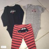 Kit 3 peças Carter's importado