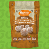 Bolinha de Doce de Leite com Coco Zero Açúcar, Zero Glúten 60 Gramas FlorMel
