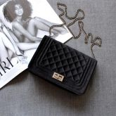 Bolsa Atravessada Lala Ikai Moda Xadrez Em Veludo 2017