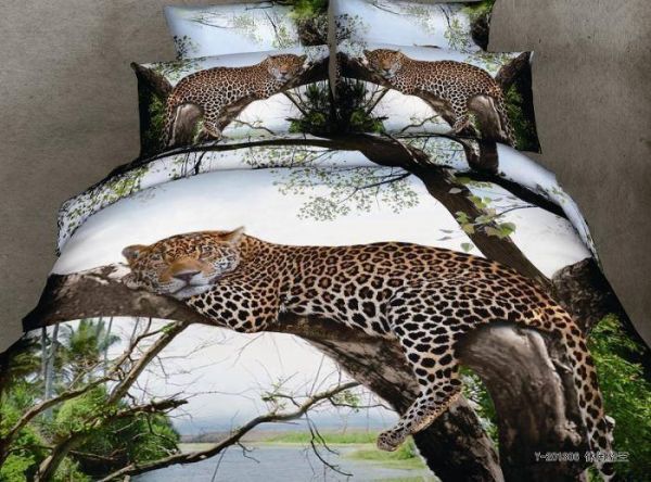 Edredom Leopar 3D