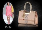 Bolsa Feminina De Couro Cristais Mulheres Elegantes