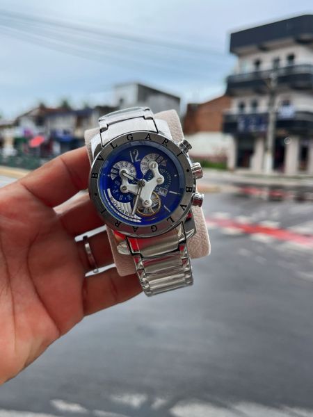 RELÓGIO MASCULINO BVLGARI HIBRIDO