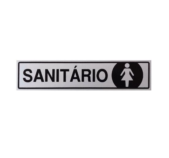 Placa Sanitário Feminino