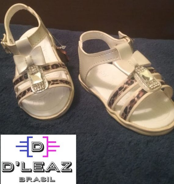 Sandália Baby com Pedraria