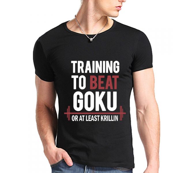 T-Shirt-Training-To-Beat-Goku