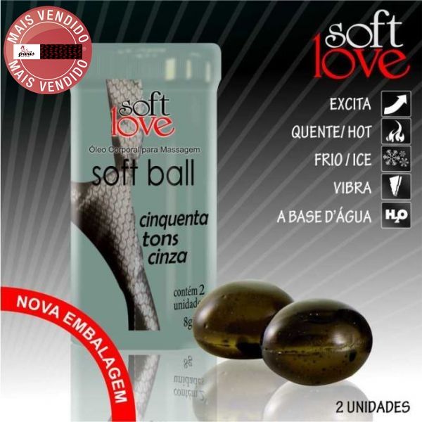 BOLINHA 50 TONS DE CINZA SOFT LOVE
