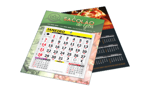 Calendário de Parede