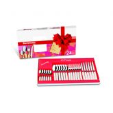 FAQUEIRO INOX 24PC CB.PLAS BR BARR