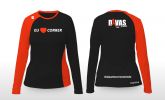 Blusa Feminina Baby Look Manga Longa "Eu Amo Correr"