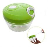 Mini triturador 3 lâminas E processador manual de alimento cozinha