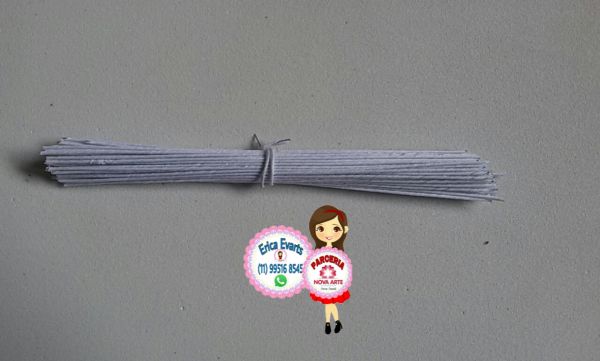 Arame encapado branco n-26