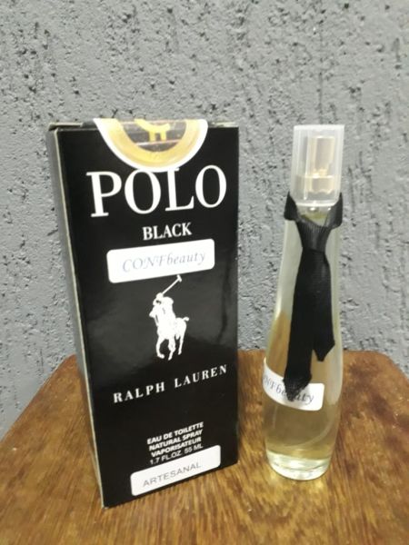 POLO BLACK- PERFUME MASCULINO- 55ML- ARTESANAL - CONTRATIPO - BÔNUS 80% EM CONFCOIN