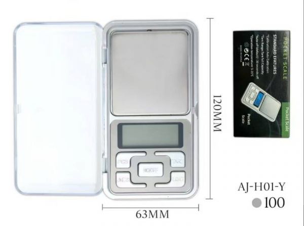 Balança Digital 500G Portátil Cabe no Bolso KAPBOM