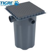 CAIXA DE GORDURA TIGRE COM CESTA E TAMPA 300X590 DN100
